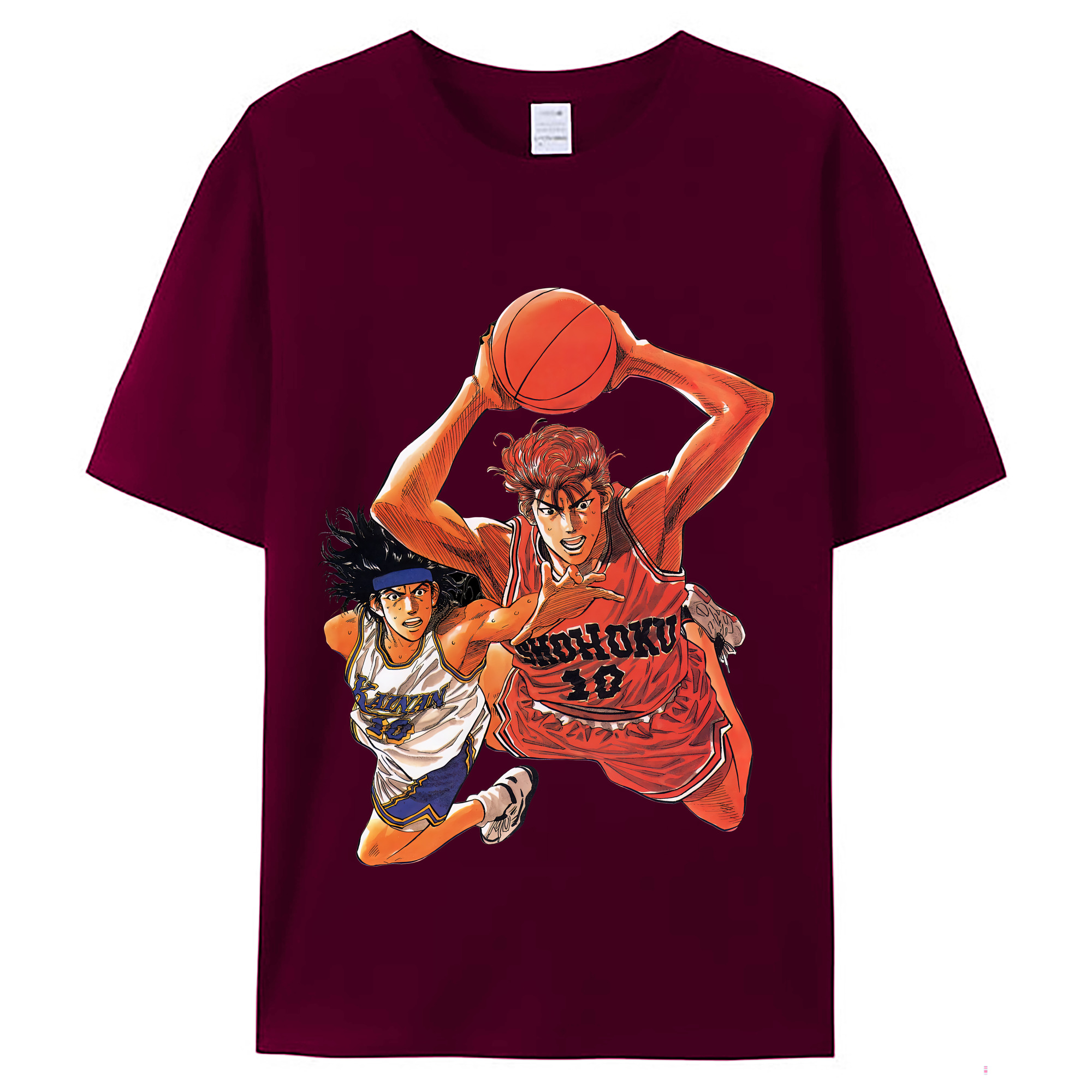 （画像用） SLAM DUNK／スラムダンク レディースカジュアルプリントTシャツ（綿100％）